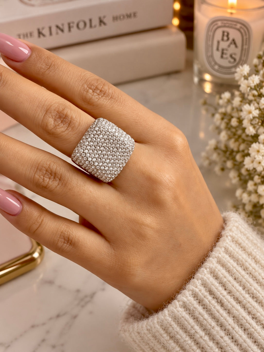 💍 Bague Pavée Éclat