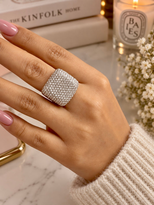💍 Bague Pavée Éclat