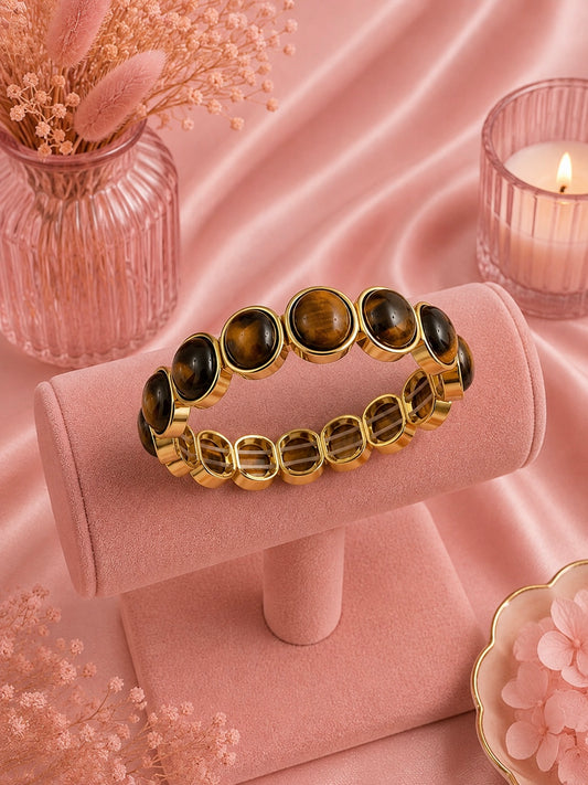 Bracelet Élégance Œil de Tigre