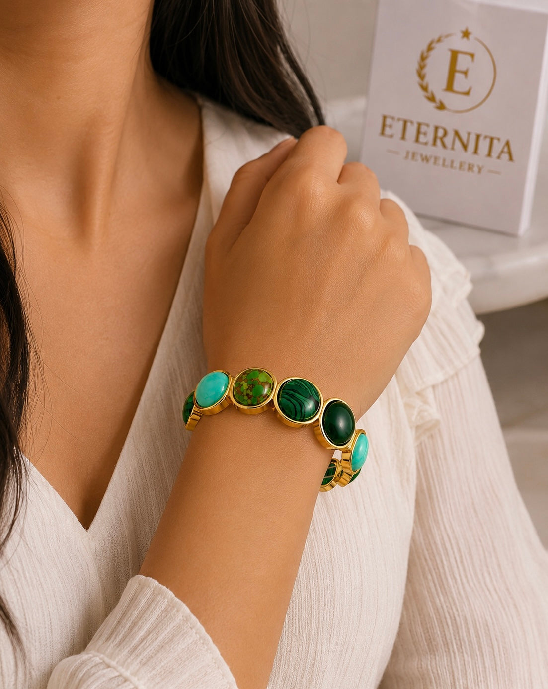 Bracelet Élégance Vert