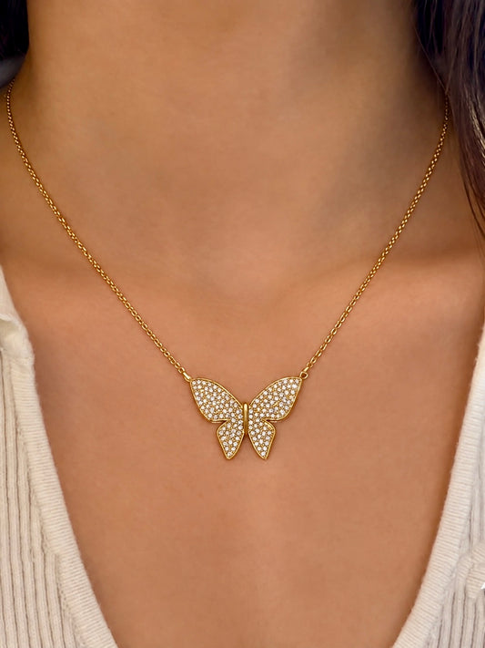 🦋 Collier Papillon Élégance